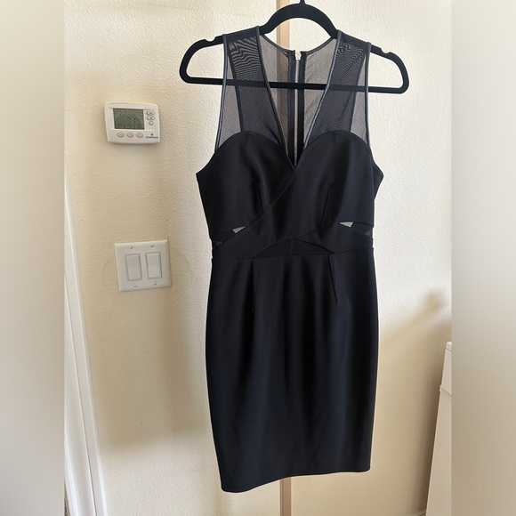 Yigal Azrouel lambskin lined mini dress Sz 4 GREAT Condition. Worn Once - Picture 3 of 10